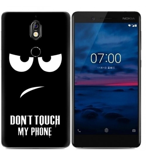 NOKIA 7  case Ultra Slim Soft Gel TPU printed case soft cover