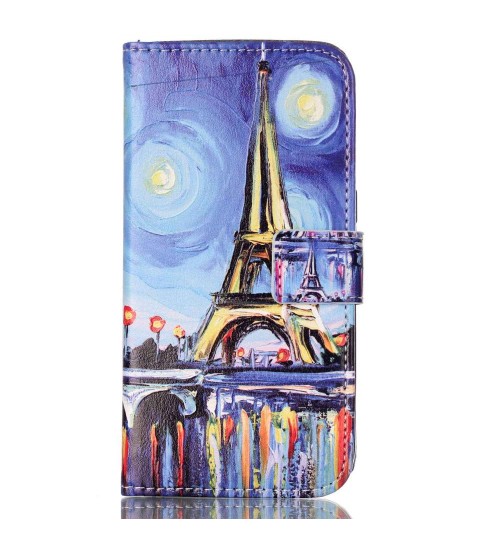 Galaxy S7 case wallet leather case printed