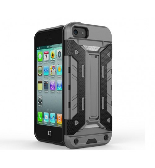 iPhone 5 5s SE Case Card Holder Kickstand Case