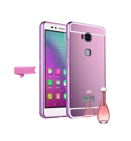 Huawei GT3 case Huawei Honor 5C case Metal bumper with mirror back cover case