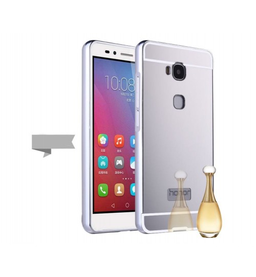 Huawei GT3 case Huawei Honor 5C case Metal bumper with mirror back cover case