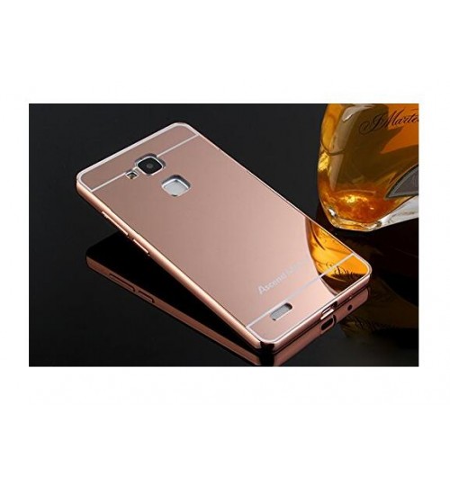 HUAWEI MATE 7 case Slim Metal bumper with mirror back cover case