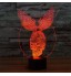 3D Desk Lamp Eagle Skeleton Decor Night LED Light