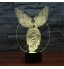 3D Desk Lamp Eagle Skeleton Decor Night LED Light