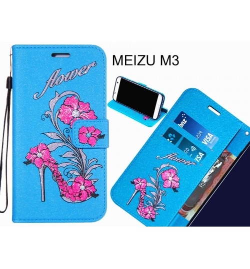 MEIZU M3  case Fashion Beauty Leather Flip Wallet Case