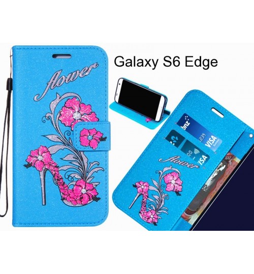 Galaxy S6 Edge  case Fashion Beauty Leather Flip Wallet Case