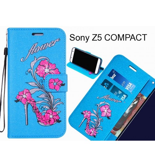 Sony Z5 COMPACT  case Fashion Beauty Leather Flip Wallet Case