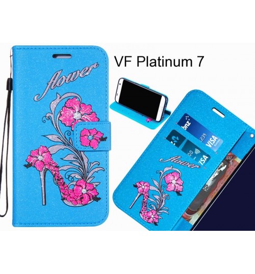 VF Platinum 7  case Fashion Beauty Leather Flip Wallet Case