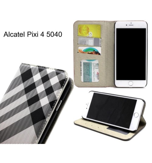 Alcatel Pixi 4 5040  case wallet Leather case