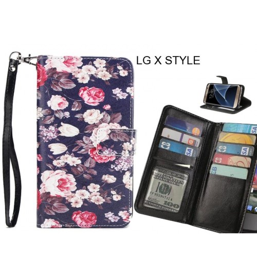 LG X STYLE case Multifunction wallet leather case