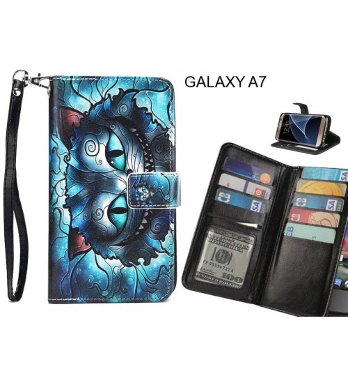 GALAXY A7 case Multifunction wallet leather case