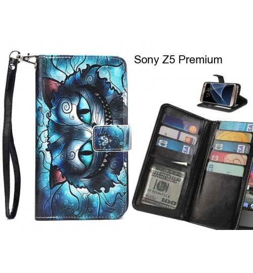 Sony Z5 Premium case Multifunction wallet leather case