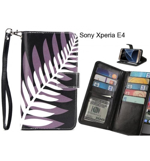 Sony Xperia E4 case Multifunction wallet leather case