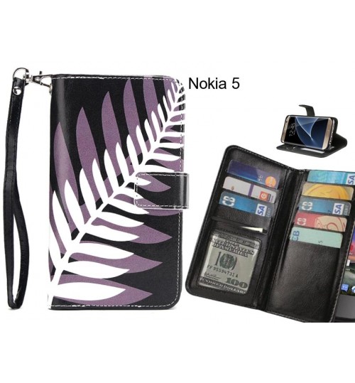 Nokia 5 case Multifunction wallet leather case