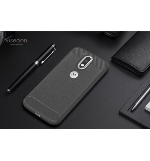 MOTO G4 PLUS case impact proof rugged case with carbon fiber