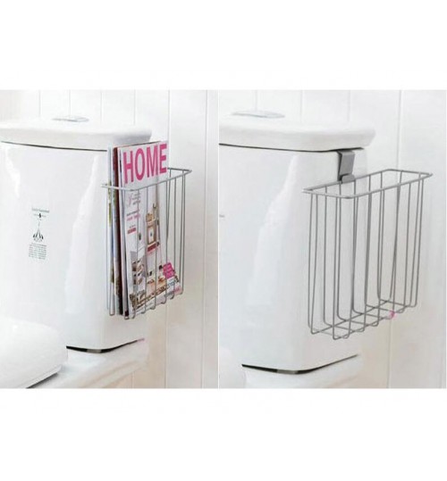 Toilet Bathroom Magazine Holder Rack