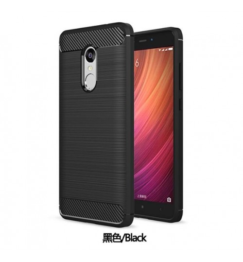 Xiaomi Redmi Note 4X case impact proof rugged case with carbon fiber