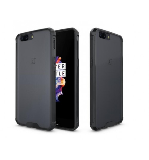 OnePlus 5 case bumper  clear gel back cover