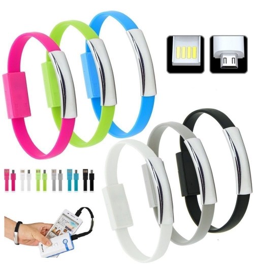 Micro USB Cable Wristband  For Android