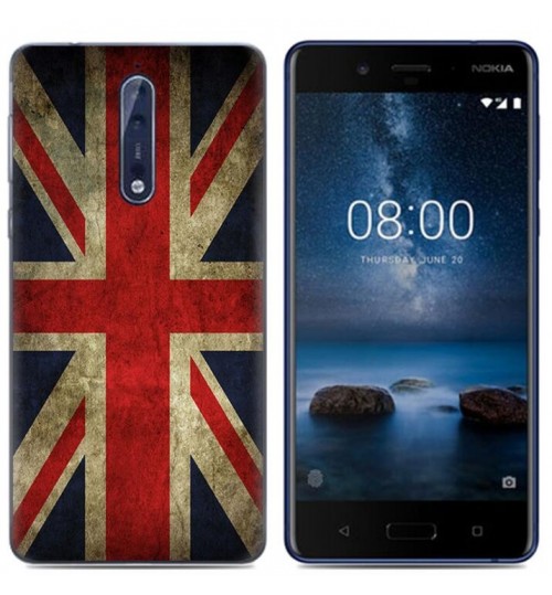 NOKIA 5 case Ultra Slim Soft Gel TPU printed case soft cover