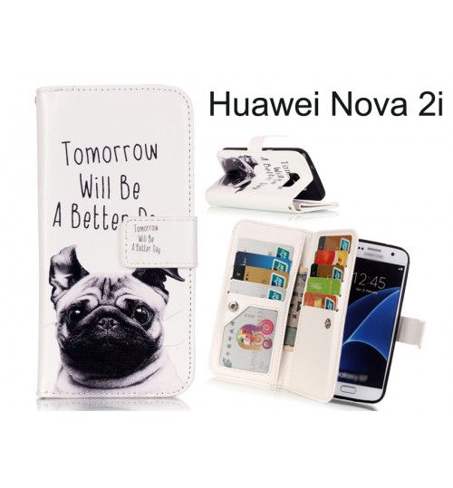 Huawei Nova 2i  case Multifunction wallet leather case