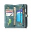 Huawei Nova 2i  Case Retro Leather Case Multi Cards Cash Pocket &amp; Zip - Green