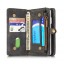 Huawei Nova 2i  Case Retro Leather Case Multi Cards Cash Pocket &amp; Zip - Black