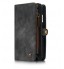Huawei Nova 2i  Case Retro Leather Case Multi Cards Cash Pocket &amp; Zip - Black