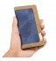 Huawei Nova 2i  Case Contrast Denim Folio Wallet Case Magnetic Closure - Blue