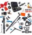 50 in 1 GoPro Mounts Accessories Kit Set + Large Carry case