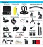 50 in 1 GoPro Mounts Accessories Kit Set + Large Carry case