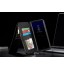 Huawei Nova 2i  Case Retro Flannelette Leather Case Multi Cards Zipper - Black