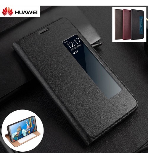 Huawei Mate 10  PRO Case Flip Leather Window View Case