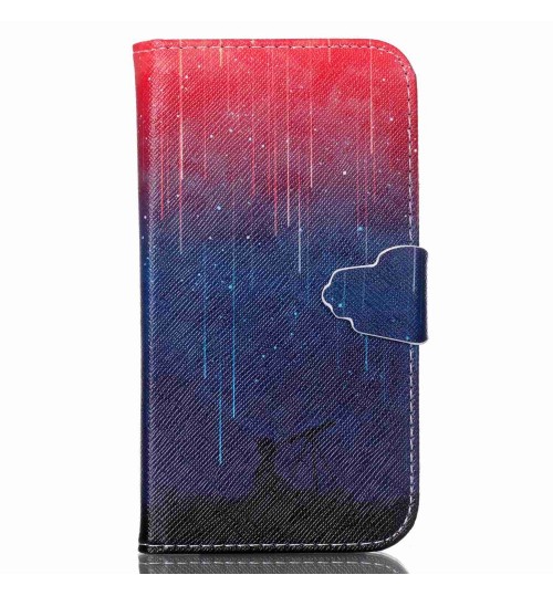 Galaxy S5 case wallet leather case printed