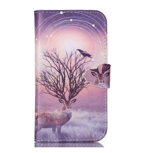 Galaxy S5 case wallet leather case printed