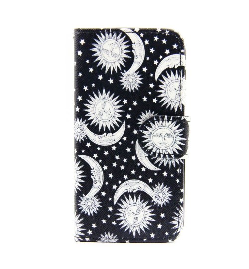 Galaxy S5 case wallet leather case printed