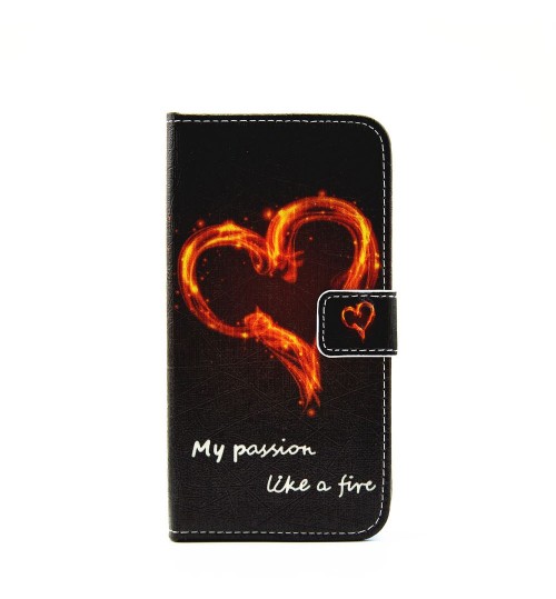 Galaxy S5 case wallet leather case printed