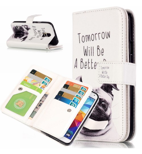 Galaxy S5 Multifunction wallet leather case