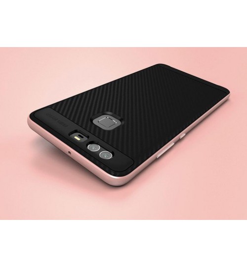 HUAWEI P9 case Carbon Fibre Bumper Case