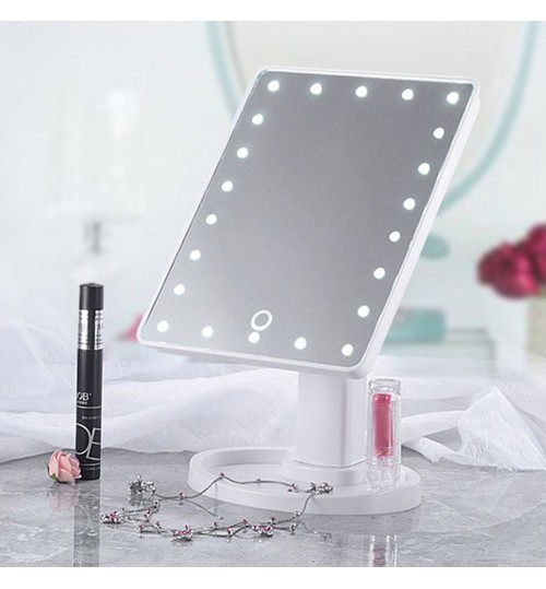 Mirror 16 LED Lighted Makeup Mirror Touch Screen