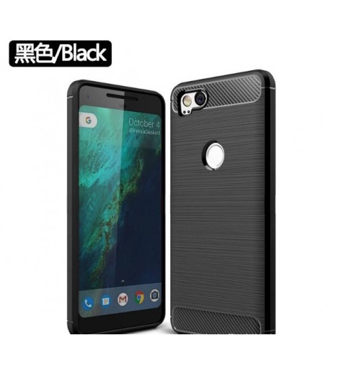 Google Pixel 2 case impact proof rugged case with carbon fiber