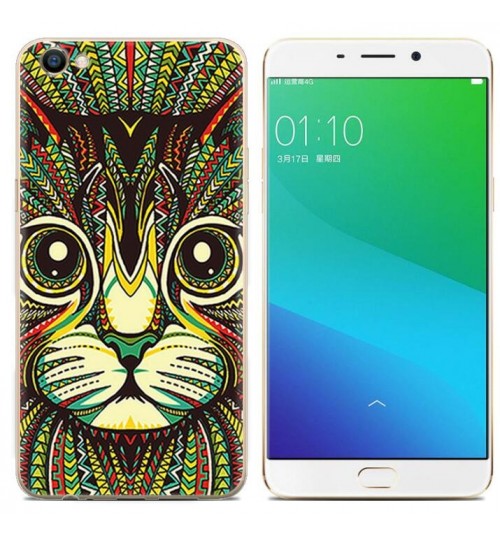 Oppo A77 case Ultra Slim Soft Gel TPU printed case soft cover