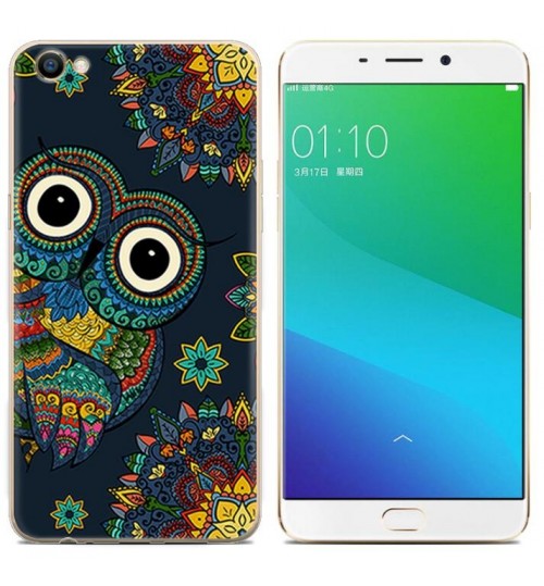 Oppo A77 case Ultra Slim Soft Gel TPU printed case soft cover