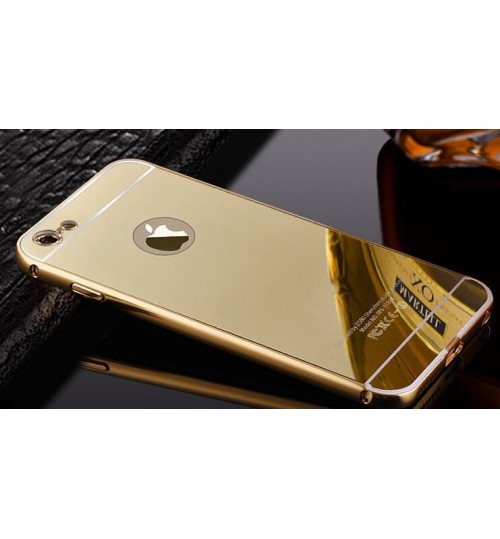 iPhone 6  6s case Slim Metal bumper with mirror back cover case