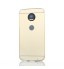 MOTO G5 Plus case Slim Metal bumper with mirror back cover case