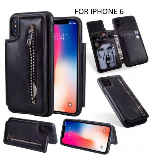 iPhone 6 / 6s  CASE Leather Flip Wallet Card Holder Case Cover