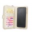 Galaxy S8 plus case bling leather wallet case detachable zip