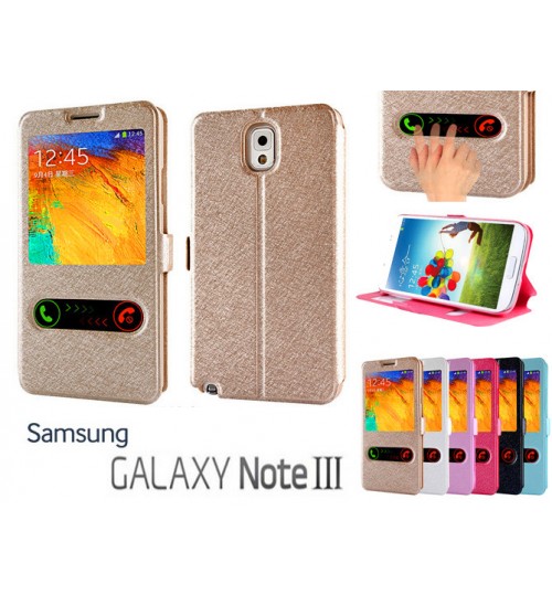 Samsung Galaxy Note 3 case luxury view window case