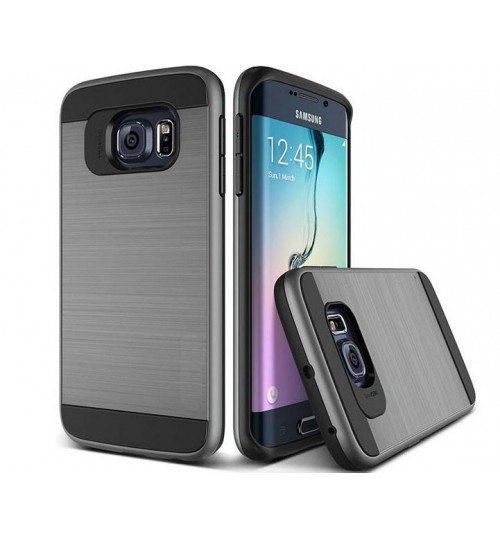 Galaxy S7 impact proof hybrid case brushed