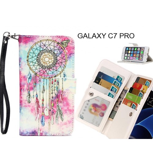 GALAXY C7 PRO case Multifunction wallet leather case
